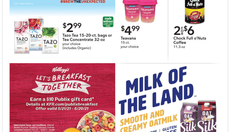 Publix Kellogg 'Let's Breakfast Together' Feature